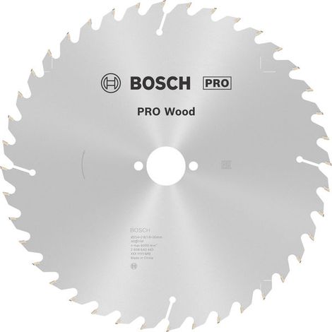 Bosch PRO Wood Circular Saw Blade 254 x 2.8 x 30 mm T40 2608640443
