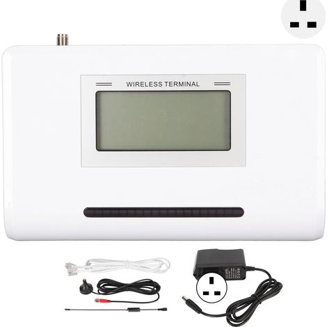 Terminal GSM Fixe avec Écran 4G Quadri-Bande, Signal Fort, Identification Appelant, Port RJ11, Alimentation 100‑240V, Prise UK (1/5)