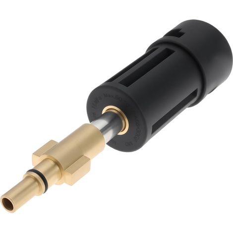 Adaptateur de raccordement pour nettoyeur haute pression compatible avec les lances Karcher et les nettoyeurs haute pression Stanley (1/5)