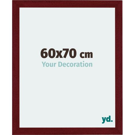 yd. - Cadre photo 60x70 - Vin Rouge Patine - MDF - Mura (1/5)