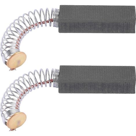 Balais de charbon (1 paire) pour moteur électrique 6 x 8 x 24 mm (1/5)