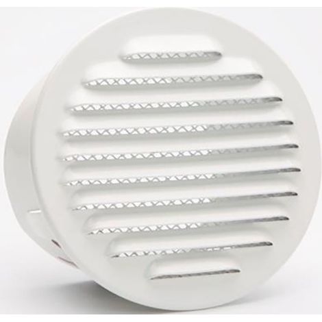 GRIGLIA INCASSO PER TUBO D-10 CM BIANCO SFUSO