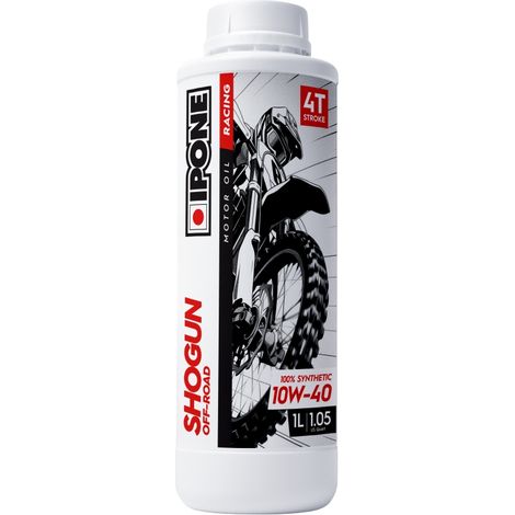 Huile Ipone Shogun 10W40 1L 4T Synthétique Tout-Terrain Cross Enduro KTM Yamaha