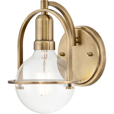 Elstead Hinkley Somerset Lampada da parete Heritage Ottone (1/4)