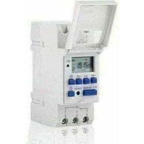 Minuterie numérique, 1pc Affichage LCD Hebdomadaire Programmable Relais Électronique Relais Interrupteur 16on & 16off Minuterie(220V).. (1/4)
