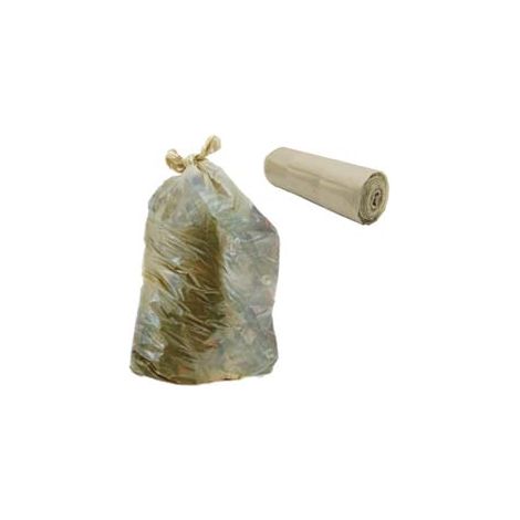 SACCO CONDOMINIALE LDPE IN ROTOLO AMBRA TRASPARENTE- - cm.72x110, rot.pz.10 da gr.300 circa - 24 rotolo