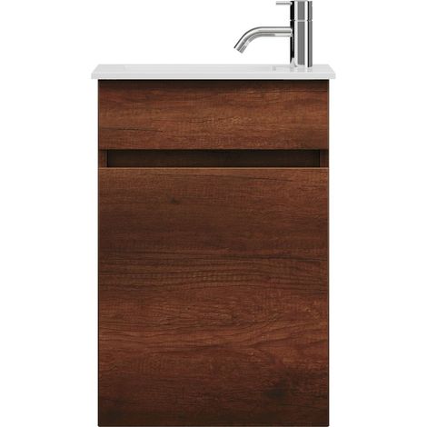 burgbad Lin20 lavabo en fonte minérale blanc mat avec meuble