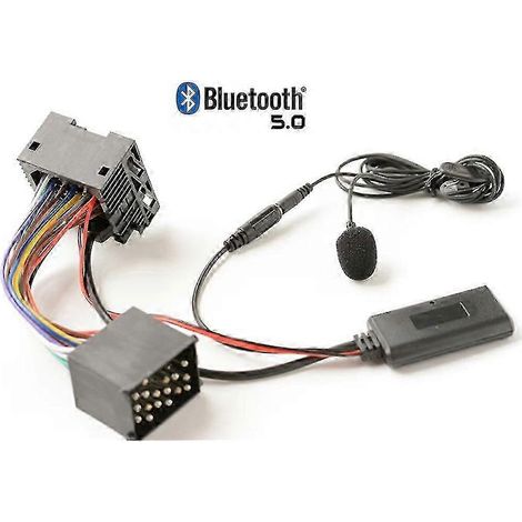 Adaptateur audio Bluetooth 50 avec câble microphone pour BMW E36, E39, E46, E56, Mini et Land Rover (1/4)