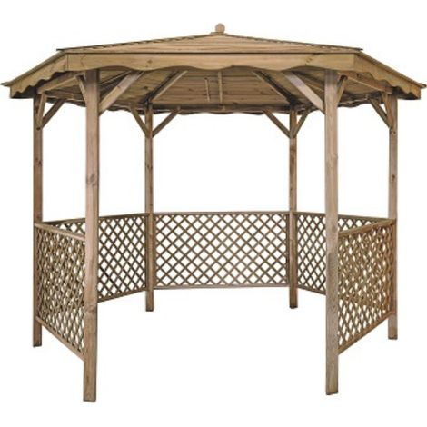 Kiosque de jardin LORA - 320 x H245 cm
