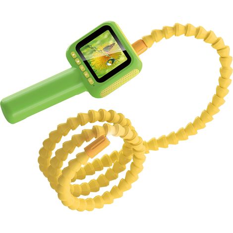 Caméra d'inspection flexible avec éclairage pour enfants, jouet éducatif portable d'exploration scientifique et naturelle, plein air, camping, ES08 (1/5)