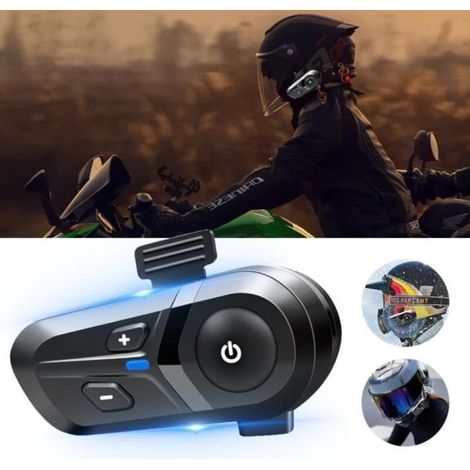 Kit Bluetooth Casque Moto - MIOLOE - Bluetooth 5.3 - Étanche IPX67 - Autonomie 70H - Universel