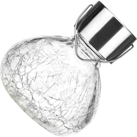 Lampe Solaire Suspendue Verre Cracked Pour Décoration De Jardin Éclairage (1/5)