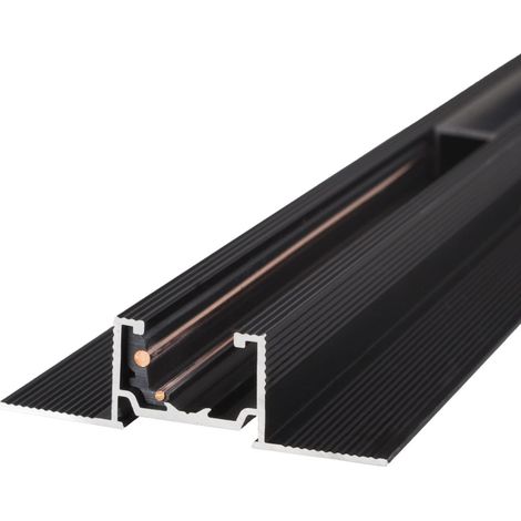 Binario MICRO11 incasso cartongesso nero 1m Maxlight (1/3)