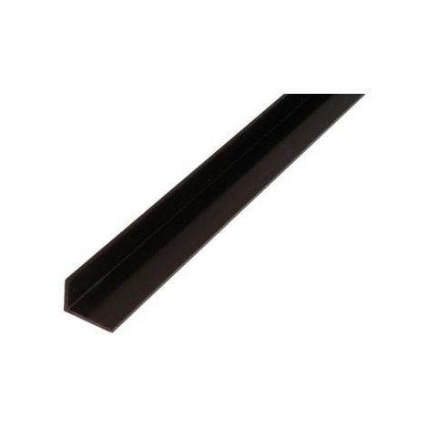 PROFILO ANGOLARE 10X40X1000MM IN PVC NERO