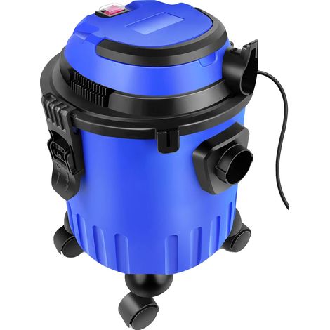 Aspirateur humide et sec, capacité du réservoir 15L, puissance nominale 5000W, longueur du cordon 5m, longueur du tuyau 1,5m, pression d'aspiration 19KPA (1/5)