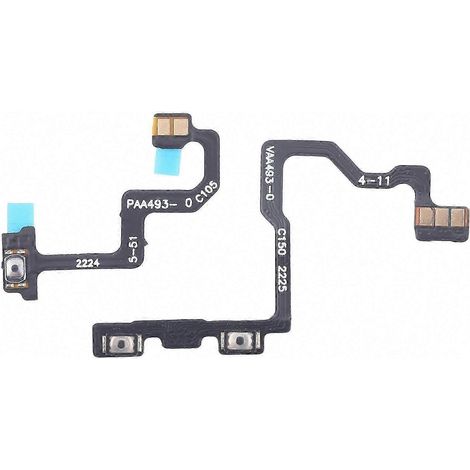 Bouton Marche/Arrêt et Câble Nappe Volume pour Réparation, Pièce Détachée Compatible, Commutateur Alimentation et Contrôle Son, Accessoire Remplacement (1/4)