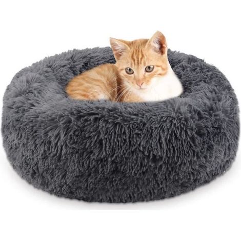 Panier Rond Chat Chien Coussin Pour Lit Lavable Peluche Douce 70CM (1/2)