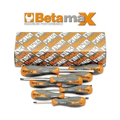 Jeu de tournevis betamax tamper resistant torx beta 1298rtx/s8 - 8 pcs.
