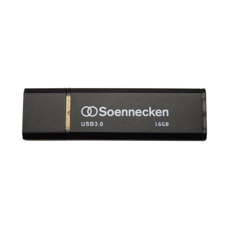 Soennecken USB-Stick 71617 3.0 16GB schwarz/silber (1/2)