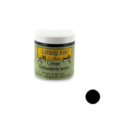 Crème décorative ferronnerie 250 ml couleur noir – Application précise sur surfaces métalliques – Protection et décoration durable – Avel (1/4)