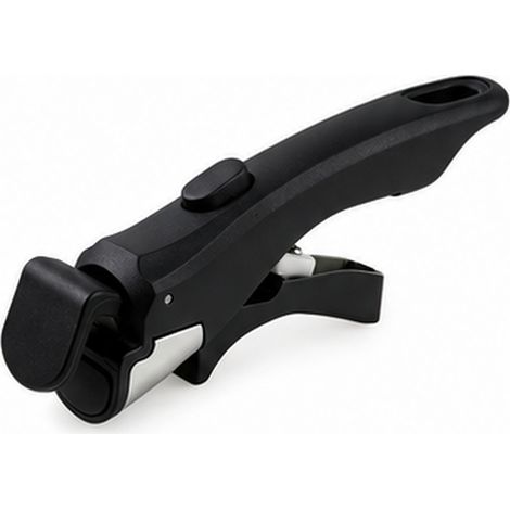 Mango de cocina universal extraíble - Mango de repuesto antideslizante de baquelita para sartenes, ollas y cuencos, 19 x 4 x 3,5 cm, apilable y ergonómico, accesorio de cocina negro (1/5)