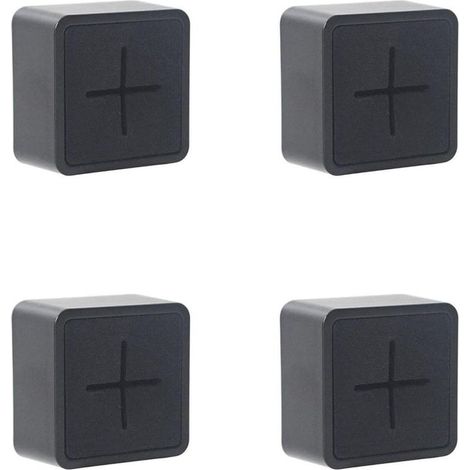 Lot de 4 Porte-Serviettes Adhésifs – Fixation Sans Perçage pour Portes et Murs. Matière ABS Résistante, Compatible Salle de Bain & Cuisine. Support Réutilisable pour Particuliers/Professionnels (1/5)