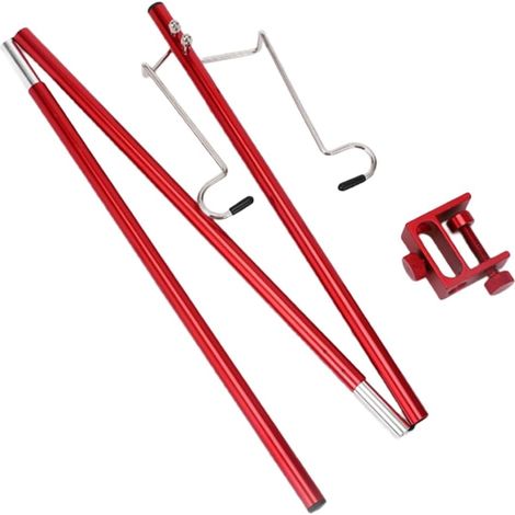 Porte-Lampe Portable Camping Lantern Stand Docunim Aluminium Aluminium Alllium Light Pipers for Outdoor Runking Supplies (1/5)