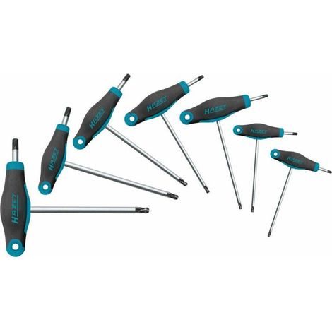 [GEBRAUCHT] B-Ware Hazet Schraubendreher Schraubenzieher T-Griff 829KKT/7 7-teilig ergonomisch (1/2)