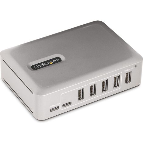 StarTech.com 10G5A2CS-USB-C-HUB hub di interfaccia USB 3.2 Gen 2 (3.1 Gen 2) Type-C 10000 Mbit/s Argento (1/4)