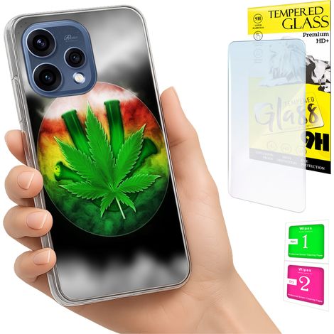 Custodia per Oppo Reno 15 5G, cover fotografica, cover posteriore + vetro 9H (1/5)