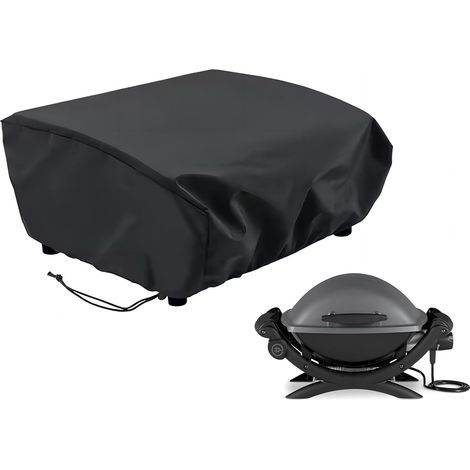 1 housse de protection plancha tissu oxford 420d imperméable anti-uv cordon de serrage jardin terrasse camping