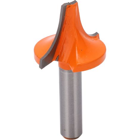 Fraise à bois pour plinthes ajustable, fraise de chant arrondi 8mm, outil de menuiserie professionnel 8x28mm. (1/5)