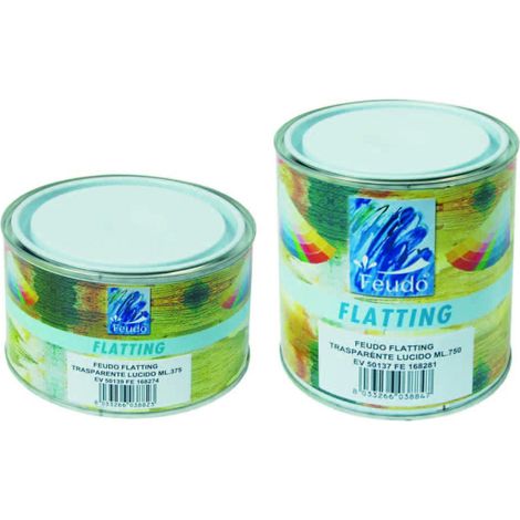 Flatting brill - Flatting trasparente lucido in barattolo - Specifiche: ml 370 trasparente lucido - 6 pz