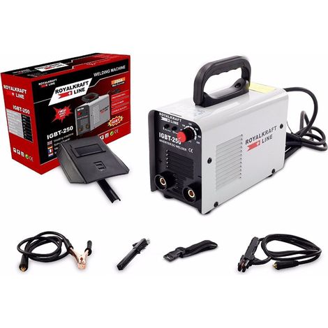 Electrode Machine A Souder Onduleur Electrique Igbt Soudure 250a Cable De Forgeron 2m (1/5)