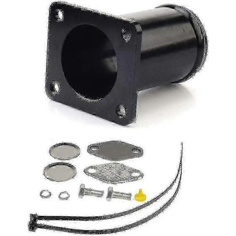 Aluminium-EGR-Deaktivierungssatz / EGR-Entfernungssatz mit Blindstopfen und Bypass für E46 318d, 320d, 330d, 330xd, 320cd, 318td Hwy