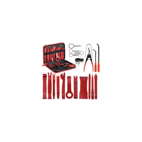 30 pezzi di utensili per rifiniture, utensili per la rimozione e l'installazione di finiture interne, utensili per rifiniture di pannelli porta autoradio, kit di rifiniture per auto con borsa (1/4)