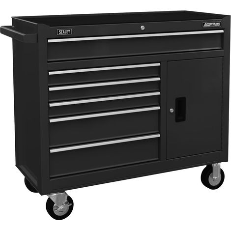 Sealey AP4106B American PRO® Rollcab 6 Drawer - Black
