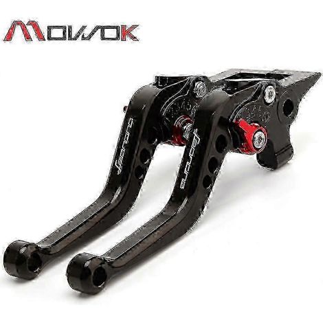Accessoires de qualité supérieure pour Benelli Leoncino 500 Leoncinx 2016-2020 Leoncino500 : bouchons de valve de pneu, couvercles, leviers de frein et d'embrayage courts pour moto (noir, rouge, B) (1/5)