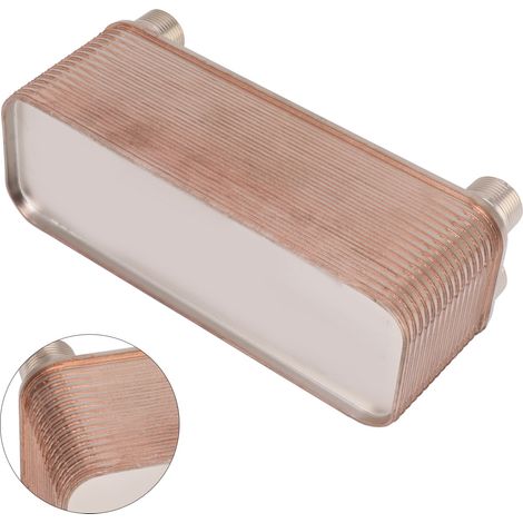 Refroidisseur à plaques EATB15-30, échangeur de chaleur à plaques brasées en acier inoxydable, évaporateur, condenseur (1/5)