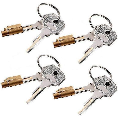 Quatre cadenas de ceinture de chasteté en bronze avec clé (1/4)