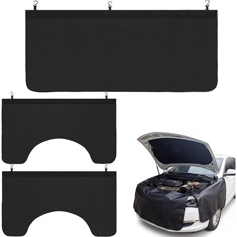 Lot de 3 protections d'aile magnétiques : housse de protection pour garde-boue et pare-chocs de voiture imperméable avec aimants pour mécaniciens de voitures ou SUV (1/5)