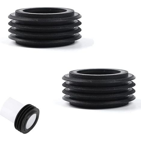 Oculto, Accesorios de alfombrilla de goma para tubo de descarga de tanque de agua, Anillos de sellado de goma para descarga de inodoro (1/4)