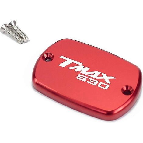Für Yamaha Tmax 560, T-max 500, Tmax560, Tmax 530, Sx, Dx 560, Techmax Motorrad: Bremsflüssigkeits- und Kraftstoffbehälter-Abdeckung – 1 Stück, rot