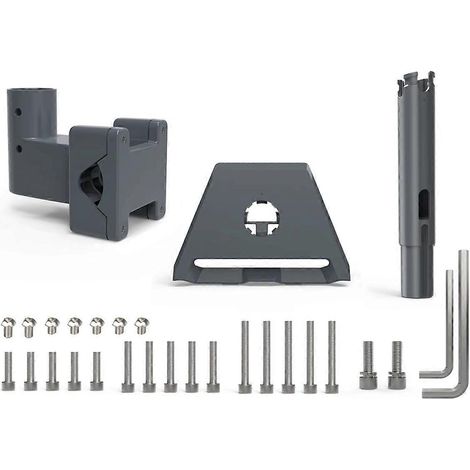 Support de montage réglable à 360° pour échelle de camping-car de 3e génération, compatible avec les accessoires de montage V3 et adaptateur pour tuyau de gamme (1/5)