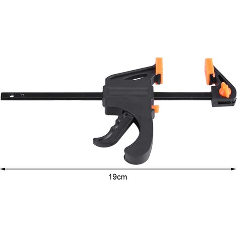 Pince à main en plastique pour le travail du bois, à cliquet et à dégagement rapide, outil de bricolage. (1/5)