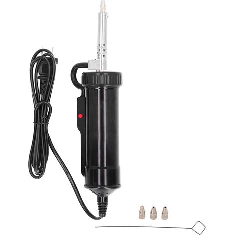 Automatic Solder Sucker Portable Soldering Iron Pen Electronic Desoldering Tool US Plug AC 110V