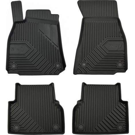 Tapis de Sol de Voiture pour Audi A6 C8 2018-2025 TPE Antidérapant Noir 4Pcs (1/5)