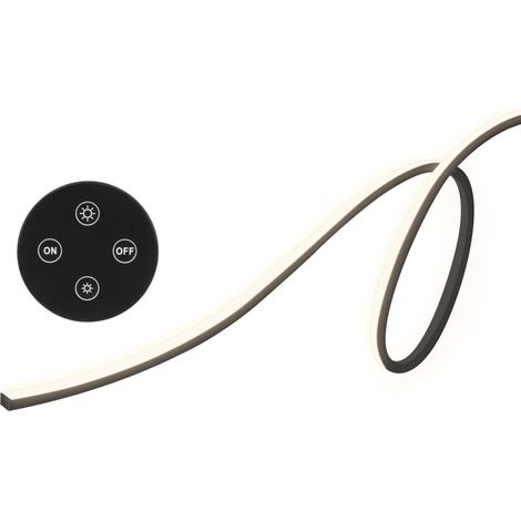 Bandes LED OSRAM Flex Acoustic Noires, 2,6m, 29W, 260lm, 3000K blanc chaud, H13mm, Kit de Démarrage avec Télécommande (1/5)