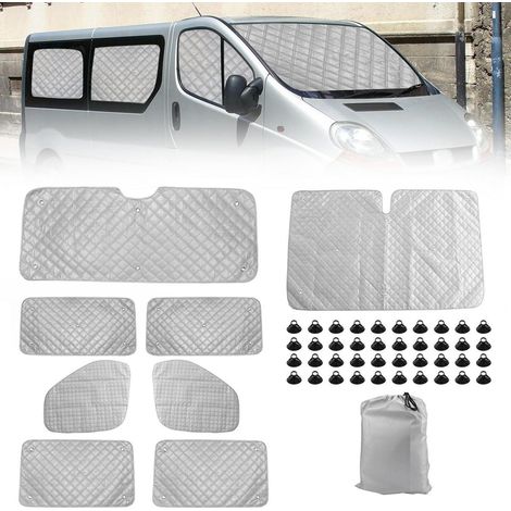 8-teilige Thermomatten für Renault Trafic/Opel Vivaro SWB 2001-2014 (1/5)