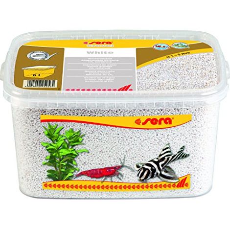 Sera Gravier bianco 1-3 mm per acquario 3 kg (1/4)